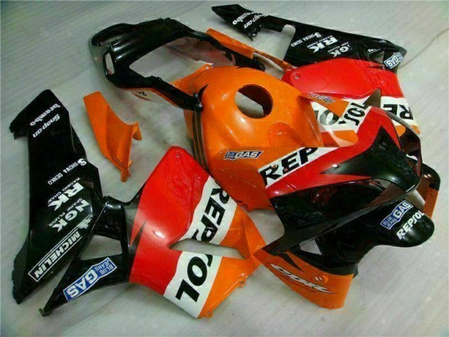 2003-2004 Orange Repsol Honda CBR600RR Motorbike Fairing Kits 2003-2004 Orange Repsol Honda CBR600RR Motorbike Fairing Kits