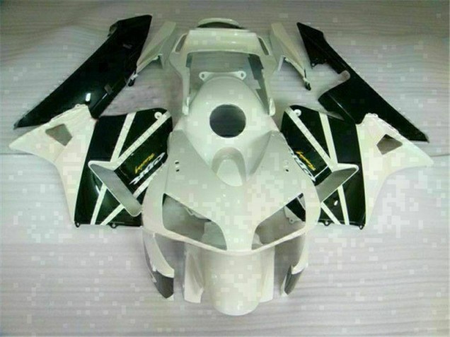 2003-2004 White Honda CBR600RR Motorcycle Fairings Kit 2003-2004 White Honda CBR600RR Motorcycle Fairings Kit