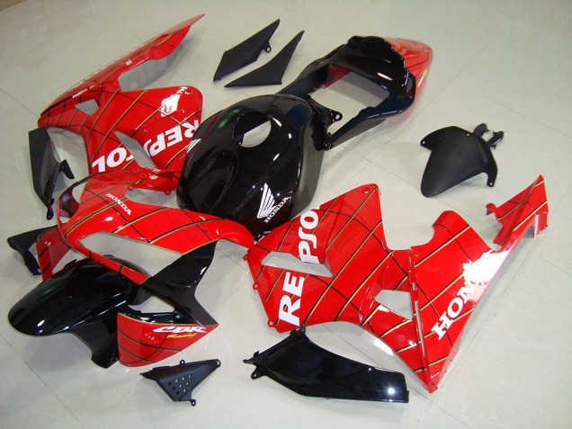 2003-2004 Black Spider Man Repsol Honda CBR600RR Motorcycle Fairing Kits 2003-2004 Black Spider Man Repsol Honda CBR600RR Motorcycle Fairing Kits
