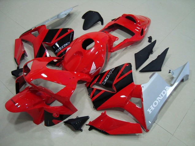 2003-2004 Red Silver Honda CBR600RR Motorcycle Bodywork 2003-2004 Red Silver Honda CBR600RR Motorcycle Bodywork