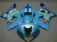 2003-2004 Blue Suzuki GSXR 1000 Bike Fairing Kit 2003-2004 Blue Suzuki GSXR 1000 Bike Fairing Kit