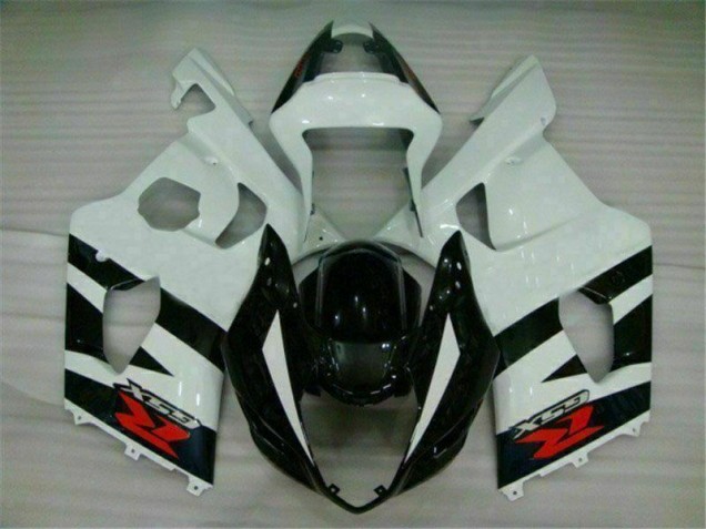 2003-2004 White Black Suzuki GSXR 1000 Motorcyle Fairings 2003-2004 White Black Suzuki GSXR 1000 Motorcyle Fairings