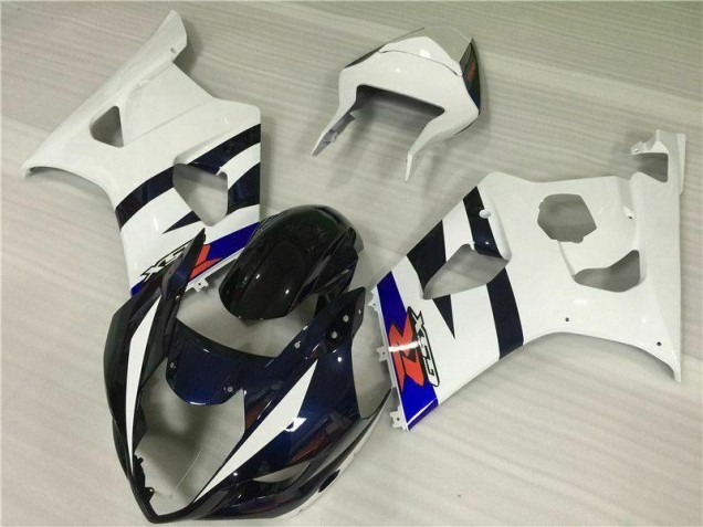 2003-2004 White Black Suzuki GSXR 1000 Motorcylce Fairings 2003-2004 White Black Suzuki GSXR 1000 Motorcylce Fairings