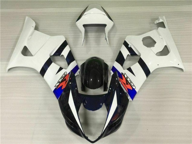2003-2004 White Black Suzuki GSXR 1000 Motorcylce Fairings 2003-2004 White Black Suzuki GSXR 1000 Motorcylce Fairings