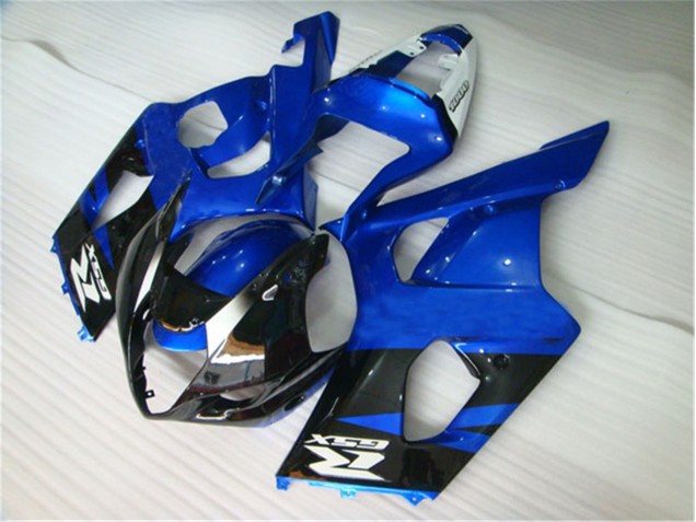 2003-2004 Black Blue Suzuki GSXR 1000 Motorcycle Fairings Kits & Bodywork 2003-2004 Black Blue Suzuki GSXR 1000 Motorcycle Fairings Kits & Bodywork