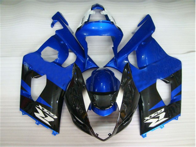 2003-2004 Black Blue Suzuki GSXR 1000 Motorcycle Fairings Kits & Bodywork 2003-2004 Black Blue Suzuki GSXR 1000 Motorcycle Fairings Kits & Bodywork