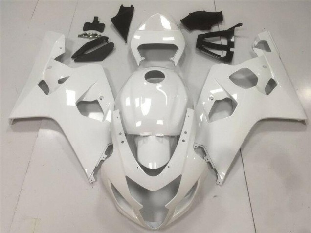 2004-2005 Glossy White Suzuki GSXR 600/750 Moto Fairings 2004-2005 Glossy White Suzuki GSXR 600/750 Moto Fairings
