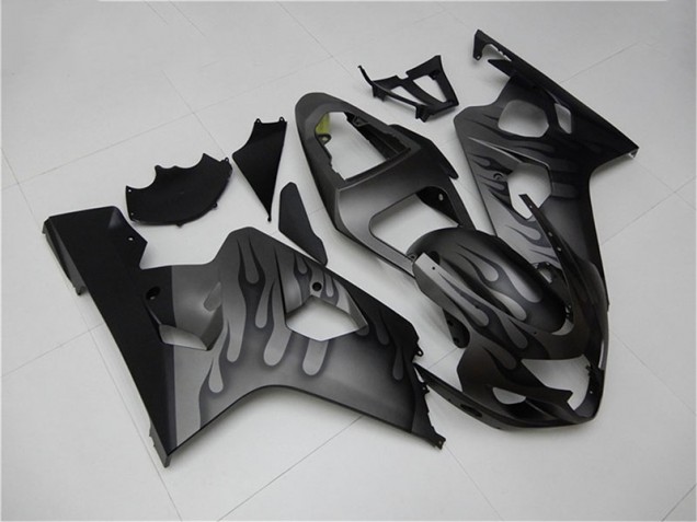 2004-2005 Black Grey Suzuki GSXR 600/750 Motorcylce Fairings