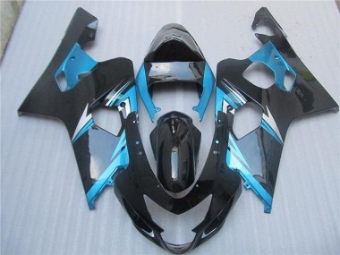 2004-2005 Blue Black Suzuki GSXR 600/750 Motorcycle Fairing Kit