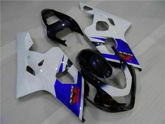 2004-2005 Blue White Suzuki GSXR 600/750 Motorcycle Replacement Fairings 2004-2005 Blue White Suzuki GSXR 600/750 Motorcycle Replacement Fairings