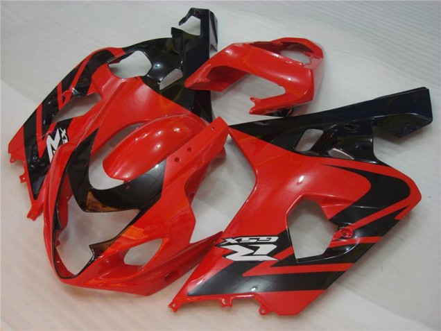 2004-2005 Red Black Suzuki GSXR 600/750 Motor Fairings 2004-2005 Red Black Suzuki GSXR 600/750 Motor Fairings