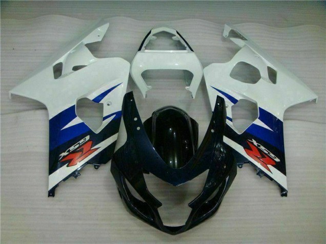 2004-2005 White Black Suzuki GSXR 600/750 Motorcycle Fairing 2004-2005 White Black Suzuki GSXR 600/750 Motorcycle Fairing
