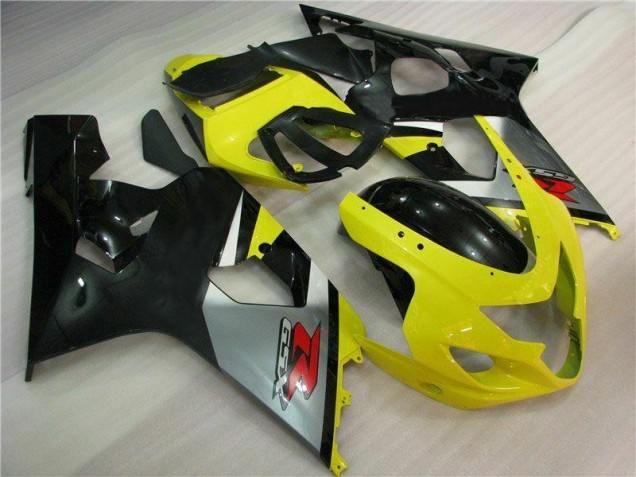 2004-2005 Yellow Black Suzuki GSXR 600/750 Motorbike Fairing 2004-2005 Yellow Black Suzuki GSXR 600/750 Motorbike Fairing