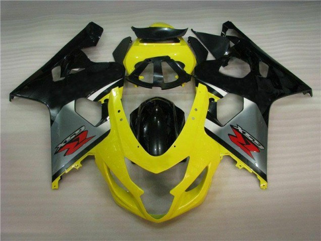 2004-2005 Yellow Black Suzuki GSXR 600/750 Motorbike Fairing 2004-2005 Yellow Black Suzuki GSXR 600/750 Motorbike Fairing