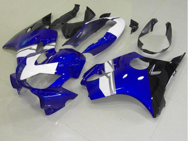 2004-2007 White Blue Black Honda CBR600 F4i Bike Fairing Kit 2004-2007 White Blue Black Honda CBR600 F4i Bike Fairing Kit