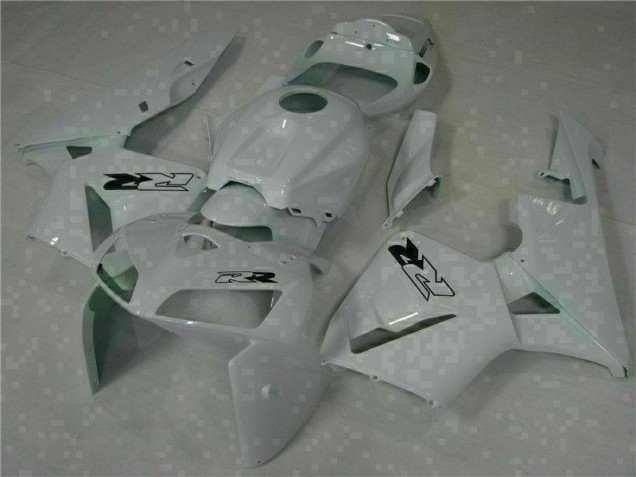 2005-2006 White Honda CBR600RR Replacement Motorcycle Fairings 2005-2006 White Honda CBR600RR Replacement Motorcycle Fairings