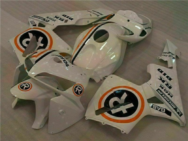 2005-2006 White Repsol Honda CBR600RR Motorcycle Bodywork 2005-2006 White Repsol Honda CBR600RR Motorcycle Bodywork