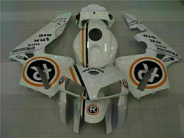 2005-2006 White Repsol Honda CBR600RR Motorcycle Bodywork 2005-2006 White Repsol Honda CBR600RR Motorcycle Bodywork