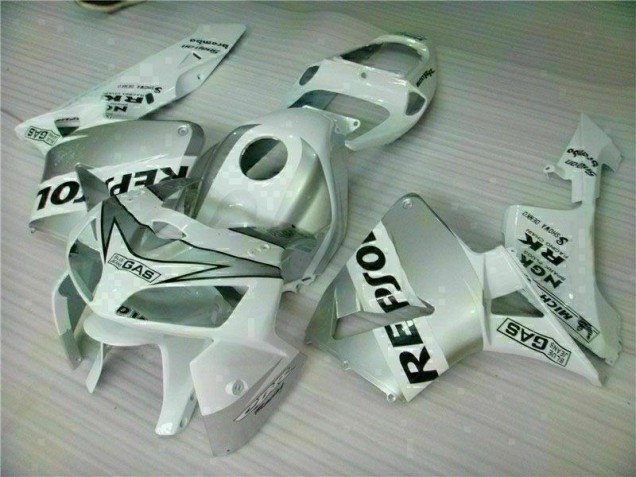 2005-2006 White Repsol Honda CBR600RR Motorbike Fairing Kits 2005-2006 White Repsol Honda CBR600RR Motorbike Fairing Kits