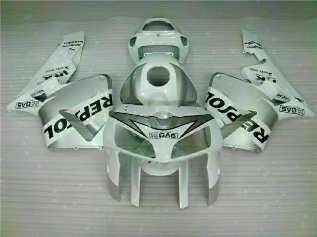 2005-2006 White Repsol Honda CBR600RR Motorbike Fairing Kits 2005-2006 White Repsol Honda CBR600RR Motorbike Fairing Kits