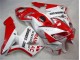 2005-2006 Red White Honda CBR600RR Bike Fairings 2005-2006 Red White Honda CBR600RR Bike Fairings