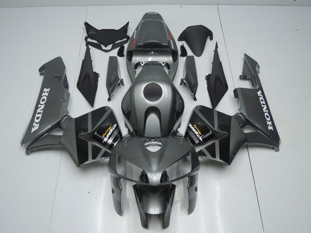 2005-2006 Grey Black Honda CBR600RR Bike Fairings 2005-2006 Grey Black Honda CBR600RR Bike Fairings