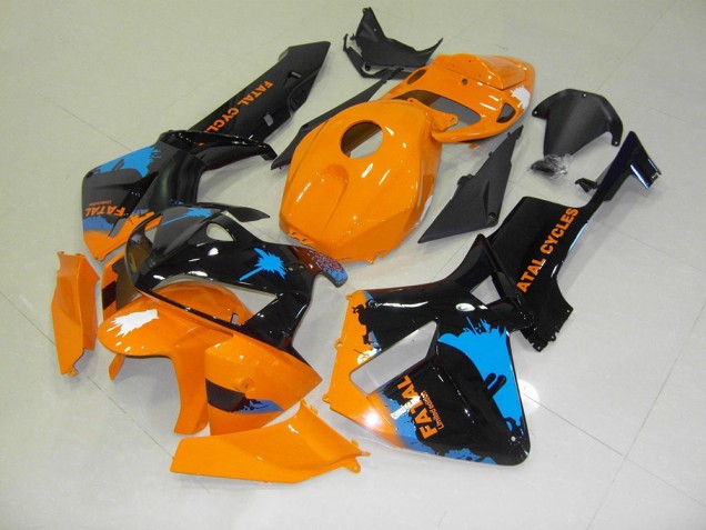 2005-2006 Orange Black Honda CBR600RR Motor Bike Fairings 2005-2006 Orange Black Honda CBR600RR Motor Bike Fairings