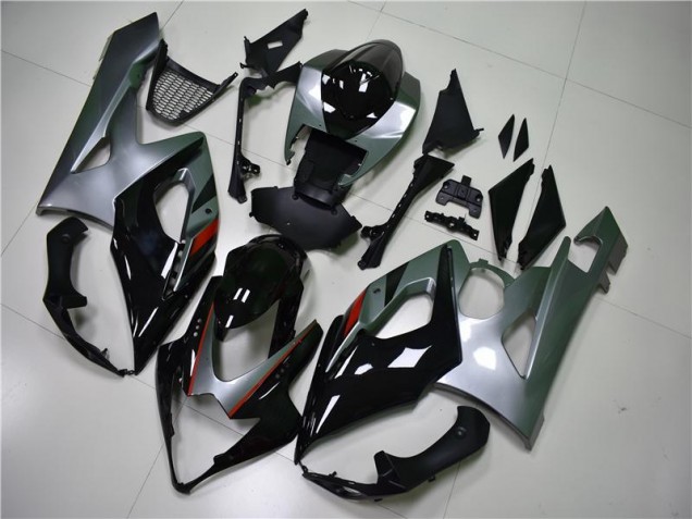 2005-2006 Black Silver Suzuki GSXR 1000 Motorcycle Fairing Kit 2005-2006 Black Silver Suzuki GSXR 1000 Motorcycle Fairing Kit