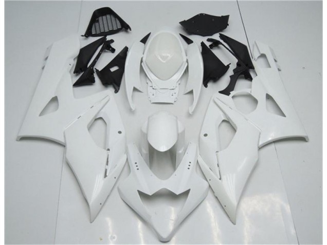 2005-2006 White Suzuki GSXR 1000 Bike Fairings 2005-2006 White Suzuki GSXR 1000 Bike Fairings