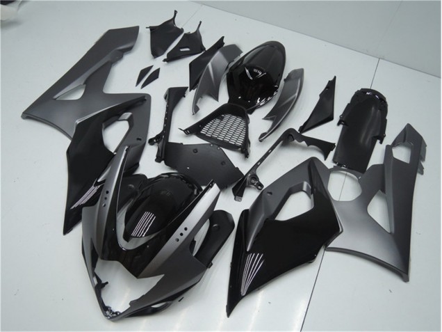2005-2006 Grey Black Suzuki GSXR 1000 Motorbike Fairing & Bodywork 2005-2006 Grey Black Suzuki GSXR 1000 Motorbike Fairing & Bodywork