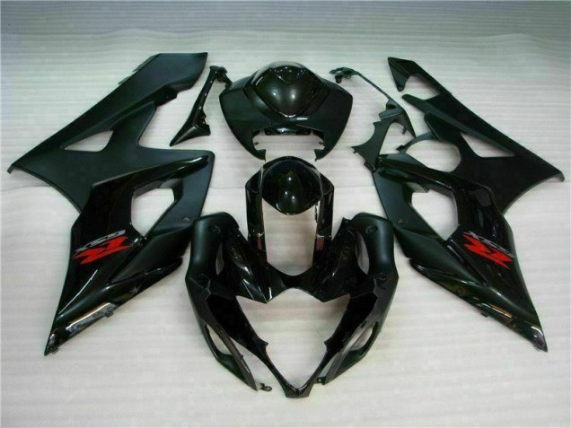 2005-2006 Black Suzuki GSXR 1000 Motorcycle Replacement Fairings 2005-2006 Black Suzuki GSXR 1000 Motorcycle Replacement Fairings