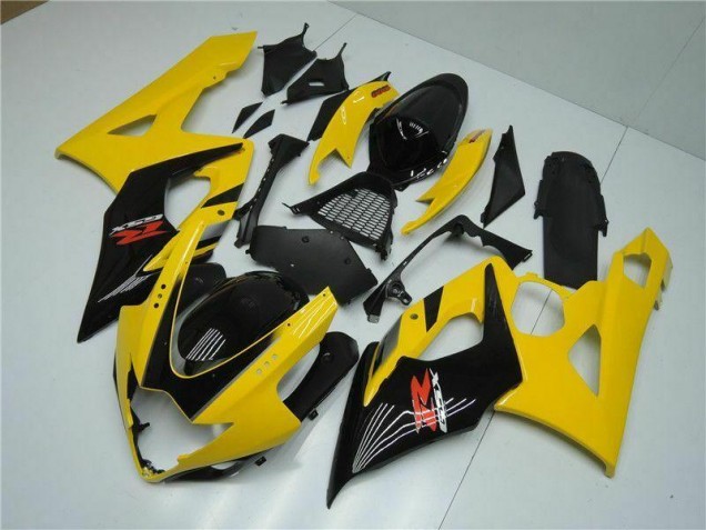 2005-2006 Yellow Suzuki GSXR 1000 Replacement Fairings 2005-2006 Yellow Suzuki GSXR 1000 Replacement Fairings