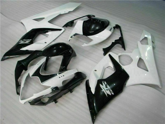 2005-2006 White Black Suzuki GSXR 1000 Motor Fairings 2005-2006 White Black Suzuki GSXR 1000 Motor Fairings