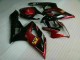 2005-2006 Red Black Suzuki GSXR 1000 Bike Fairing Kit 2005-2006 Red Black Suzuki GSXR 1000 Bike Fairing Kit