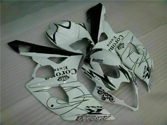2005-2006 White Suzuki GSXR 1000 Motorbike Fairing Kits 2005-2006 White Suzuki GSXR 1000 Motorbike Fairing Kits