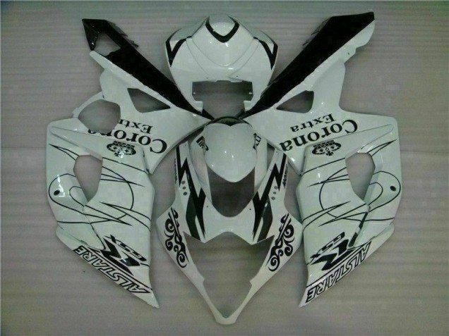 2005-2006 White Suzuki GSXR 1000 Motorbike Fairing Kits 2005-2006 White Suzuki GSXR 1000 Motorbike Fairing Kits