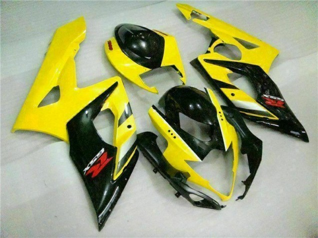 2005-2006 Yellow Black Suzuki GSXR 1000 Motorcycle Fairings Kits 2005-2006 Yellow Black Suzuki GSXR 1000 Motorcycle Fairings Kits