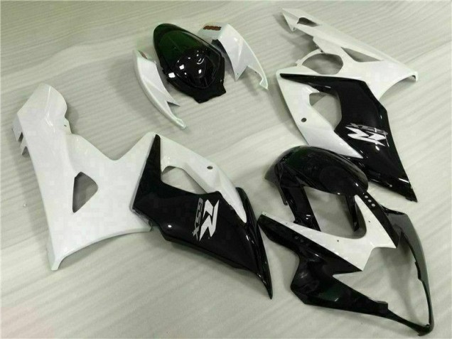 2005-2006 White Black Suzuki GSXR 1000 Moto Fairings 2005-2006 White Black Suzuki GSXR 1000 Moto Fairings