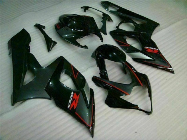 2005-2006 Black Suzuki GSXR 1000 Replacement Fairings 2005-2006 Black Suzuki GSXR 1000 Replacement Fairings