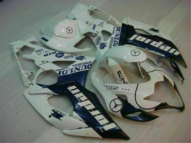2005-2006 White Suzuki GSXR 1000 Motorcylce Fairings