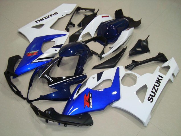 2005-2006 Blue White Black Suzuki GSXR 1000 Motorbike Fairing 2005-2006 Blue White Black Suzuki GSXR 1000 Motorbike Fairing