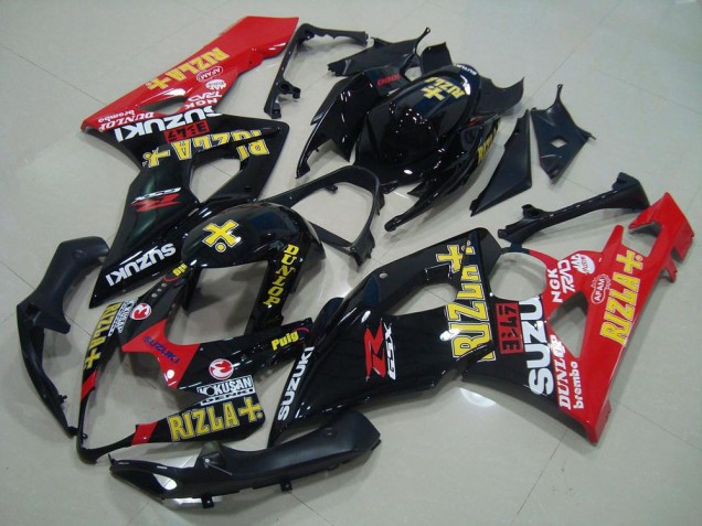 2005-2006 Black Red Rizla Suzuki GSXR 1000 Motorcycle Replacement Fairings 2005-2006 Black Red Rizla Suzuki GSXR 1000 Motorcycle Replacement Fairings