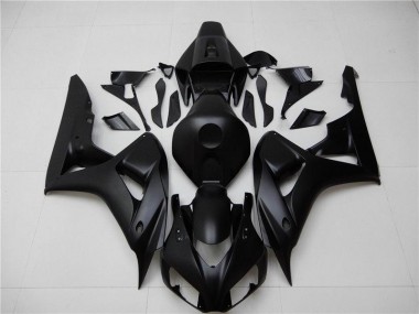 2006-2007 Matte Black Honda CBR1000RR Bike Fairing Kit