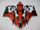 2006-2007 Orange Black Honda CBR1000RR Motorcycle Fairings Kit 2006-2007 Orange Black Honda CBR1000RR Motorcycle Fairings Kit