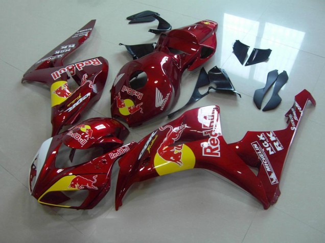 2006-2007 Candy Red Red Bull Honda CBR1000RR Motorcylce Fairings 2006-2007 Candy Red Red Bull Honda CBR1000RR Motorcylce Fairings