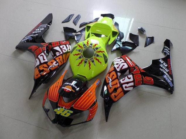 2006-2007 Fluro Rossi Honda CBR1000RR Bike Fairings 2006-2007 Fluro Rossi Honda CBR1000RR Bike Fairings