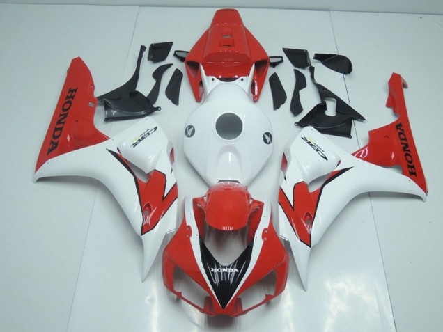 2006-2007 Orange Red and White Honda CBR1000RR Moto Fairings 2006-2007 Orange Red and White Honda CBR1000RR Moto Fairings