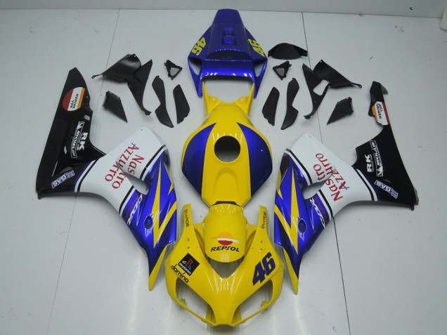 2006-2007 Yellow Nastro Honda CBR1000RR Motorcycle Fairings Kit 2006-2007 Yellow Nastro Honda CBR1000RR Motorcycle Fairings Kit