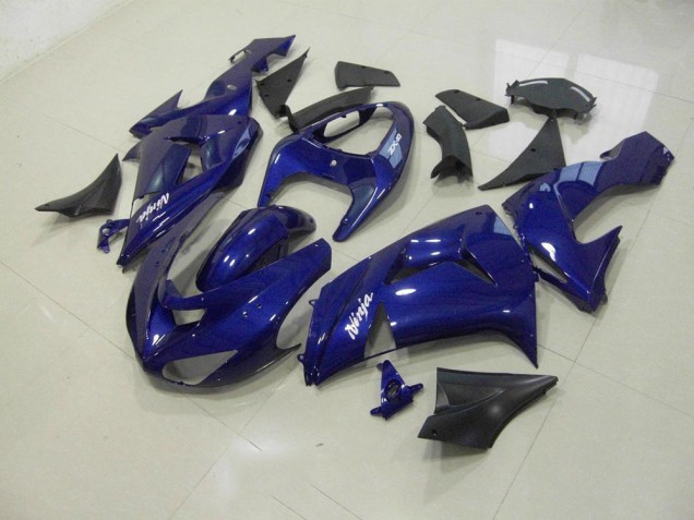 2006-2007 Dark Blue Kawasaki ZX10R Replacement Fairings 2006-2007 Dark Blue Kawasaki ZX10R Replacement Fairings
