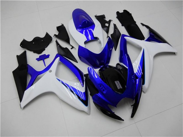 2006-2007 Blue White Suzuki GSXR 600/750 Motorbike Fairing 2006-2007 Blue White Suzuki GSXR 600/750 Motorbike Fairing